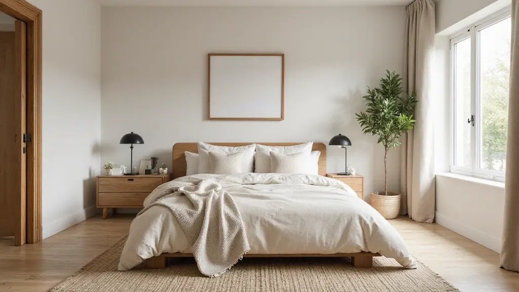 25 Bedroom Decor Ideas with Light Wood Furniture and Neutral Tones