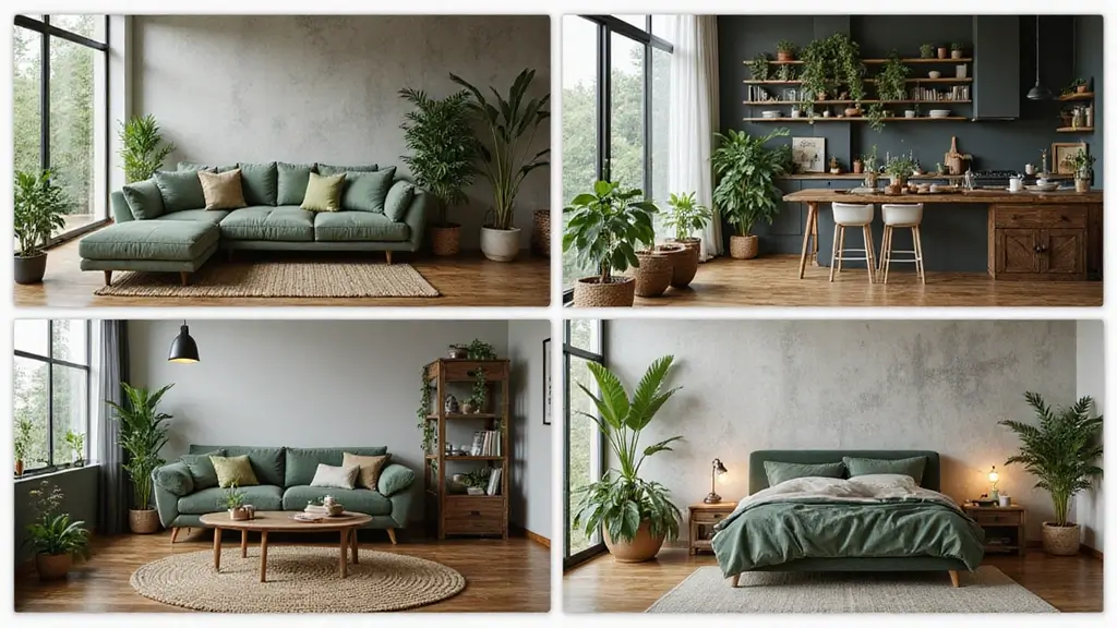 25 Black Wood and Green Decor Ideas for Earthy Modern Homes
