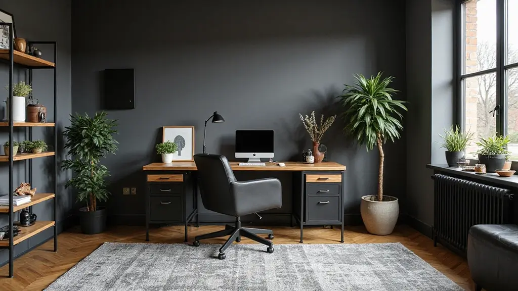 25 Black and Wood Office Decor Ideas That Boost Productivity