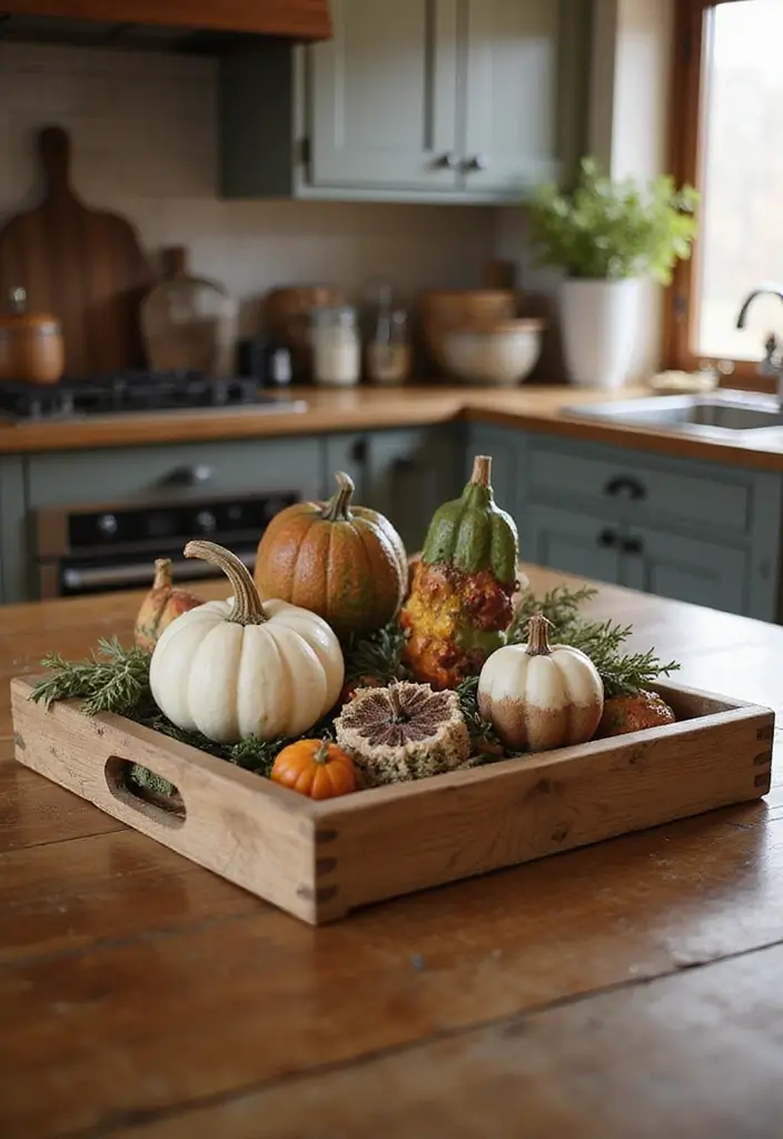 25 Brown Wood Kitchen Decor Ideas for Natural Warmth 58 25 Brown Wood Kitchen Decor Ideas for Natural Warmth - 12. Wooden Serving Tray