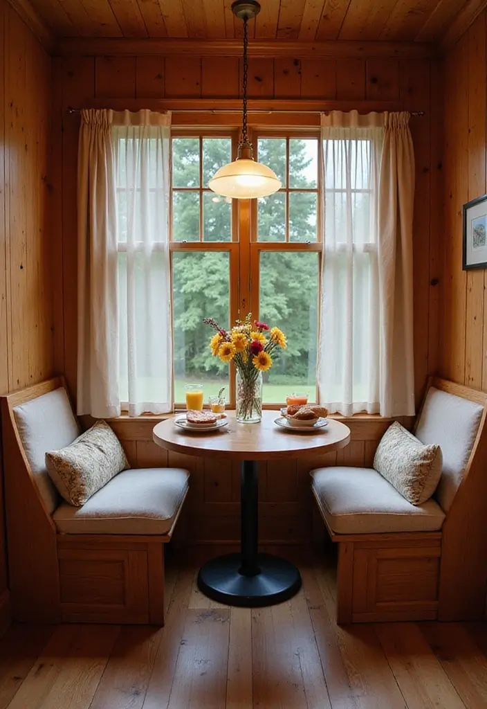 25 Brown Wood Kitchen Decor Ideas for Natural Warmth 81 25 Brown Wood Kitchen Decor Ideas for Natural Warmth - 21. Wooden Breakfast Nook