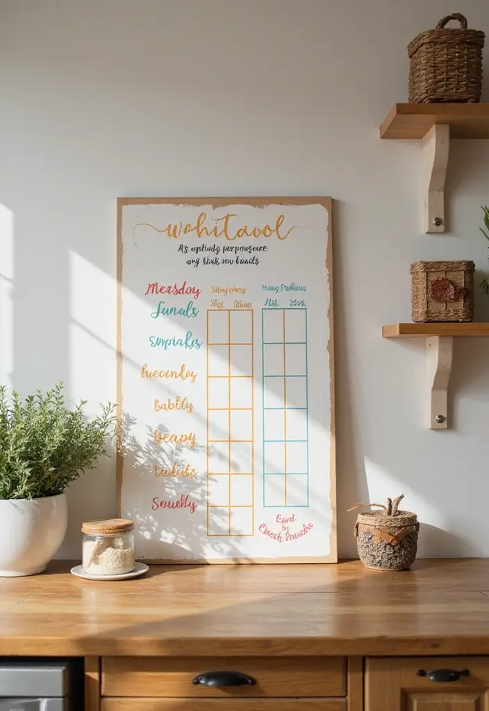 25 DIY Wood Sign Ideas with Words for Unique Wall Decor 48 25 DIY Wood Sign Ideas with Words for Unique Wall Decor - 14. Chore Chart Sign