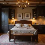 25 Dark Wood Sleigh Bed Decor Ideas for Elegant Bedrooms