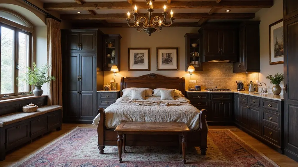 25 Dark Wood Sleigh Bed Decor Ideas for Elegant Bedrooms
