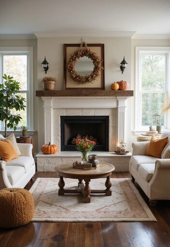 25 Decor Ideas That Match Perfectly with Dark Wood Floors - 22. Seasonal Decor Swaps for Freshness
