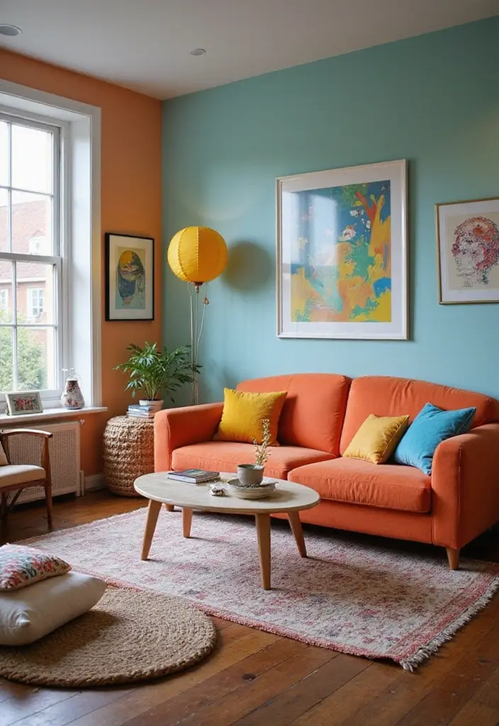 25 Decor Ideas That Match Perfectly with Dark Wood Floors - 24. Playful Decor for a Fun Atmosphere