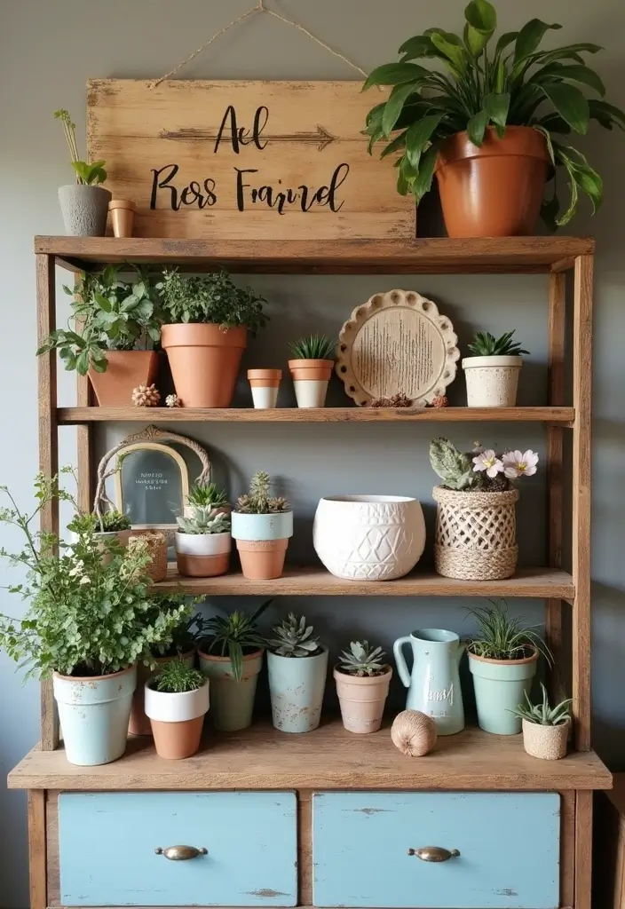 25 Dining Room Shelf Decor Ideas with Wooden Accents - 10. DIY Projects