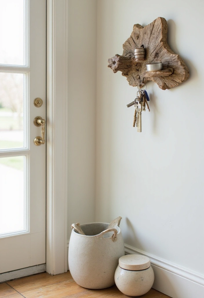 25 Driftwood DIY Decor Projects That Bring Coastal Vibes Home 44 25 Driftwood DIY Decor Projects That Bring Coastal Vibes Home - 14. Driftwood Key Holder