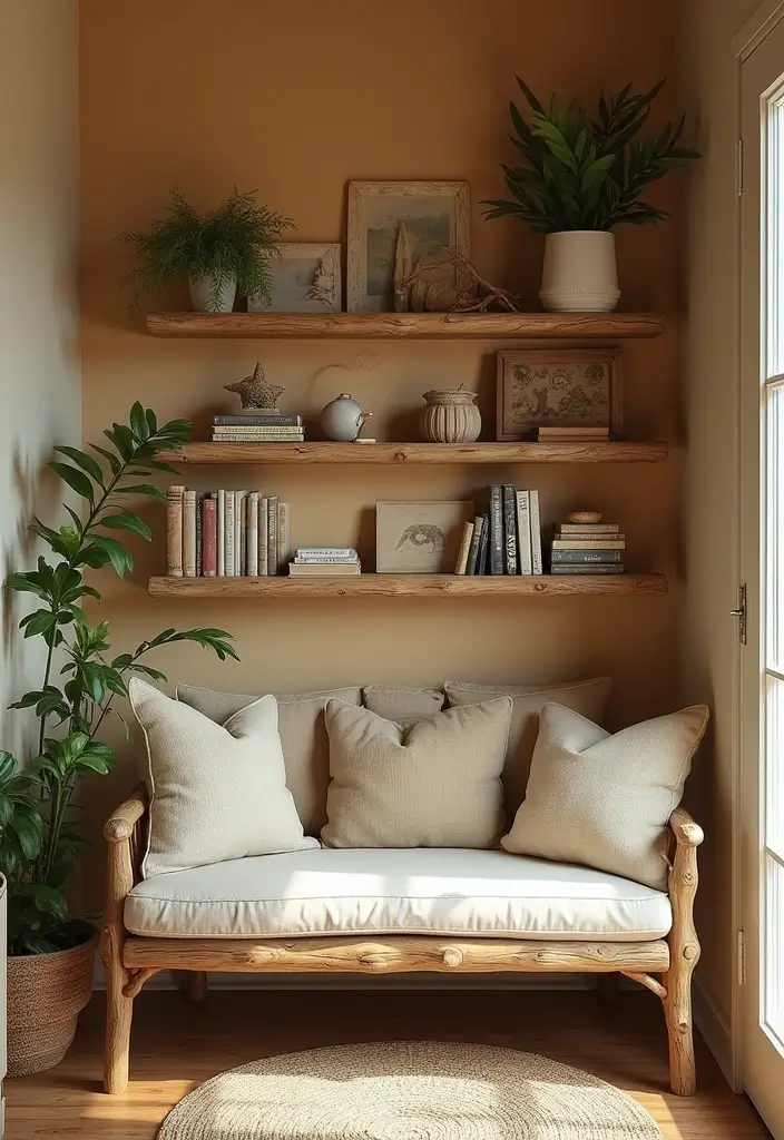 25 Driftwood DIY Decor Projects That Bring Coastal Vibes Home 8 25 Driftwood DIY Decor Projects That Bring Coastal Vibes Home - 2. Driftwood Shelves