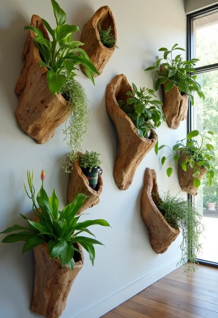 25 Driftwood DIY Decor Projects That Bring Coastal Vibes Home 77 25 Driftwood DIY Decor Projects That Bring Coastal Vibes Home - 25. Driftwood Wall Planters
