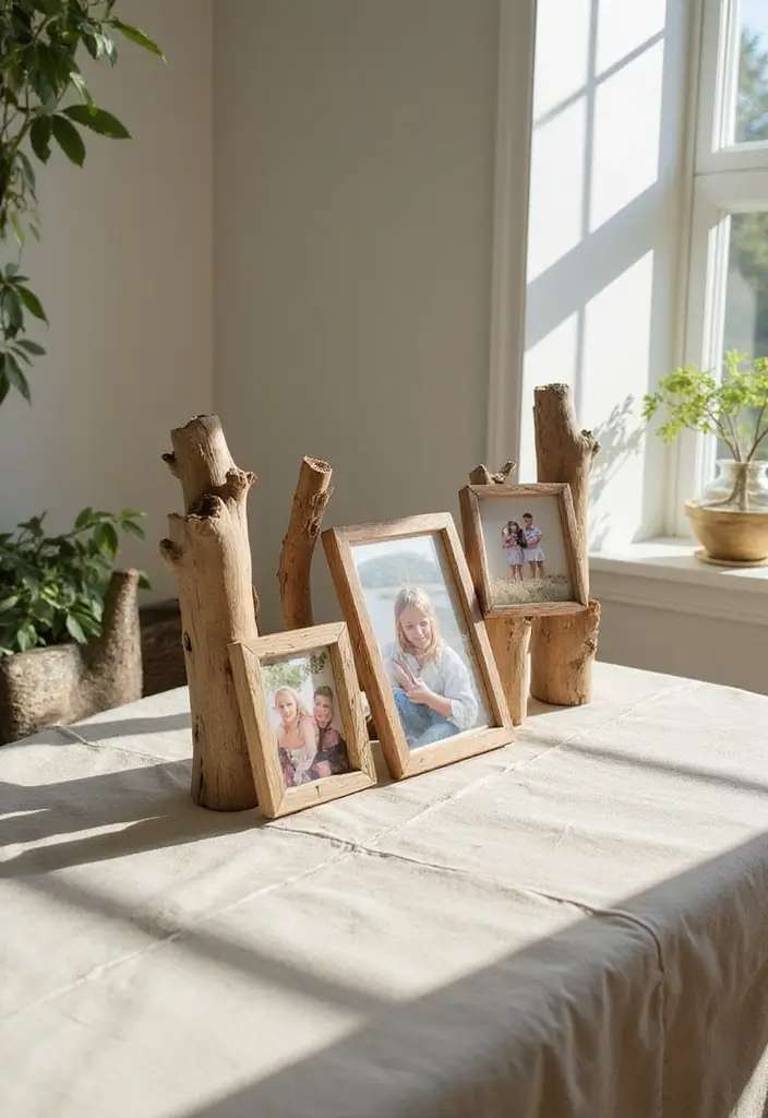 25 Driftwood DIY Decor Projects That Bring Coastal Vibes Home 15 25 Driftwood DIY Decor Projects That Bring Coastal Vibes Home - 3. Driftwood Picture Frames