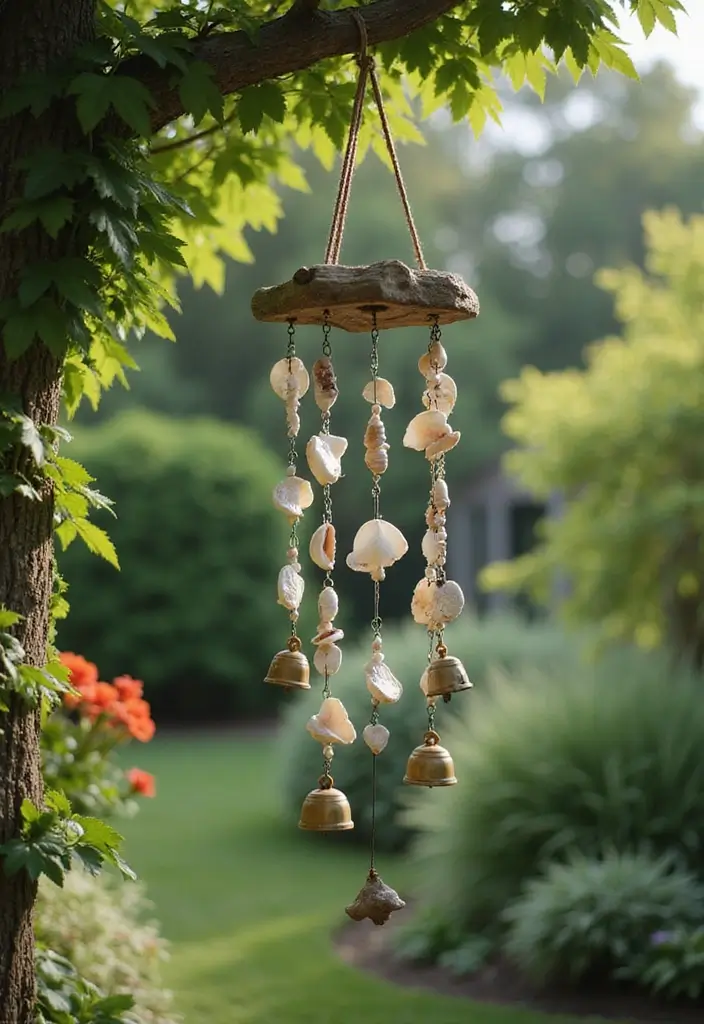 25 Driftwood DIY Decor Projects That Bring Coastal Vibes Home 26 25 Driftwood DIY Decor Projects That Bring Coastal Vibes Home - 8. Driftwood Wind Chimes