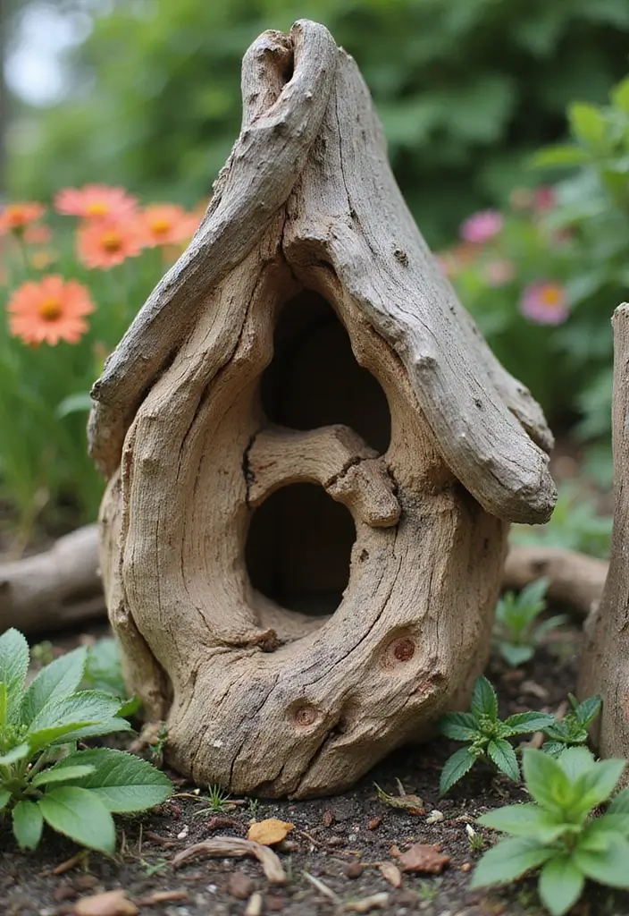 25 Driftwood DIY Decor Projects That Bring Coastal Vibes Home 33 25 Driftwood DIY Decor Projects That Bring Coastal Vibes Home - 9. Driftwood Birdhouses