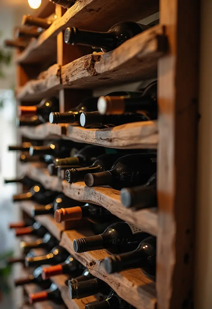 25 Easy DIY Home Decor Wood Project Ideas for Beginners - 17. Wooden Wine Rack