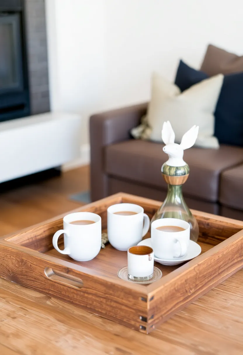 25 Easy DIY Home Decor Wood Project Ideas for Beginners - 25. Rustic Tray for Coffee Table