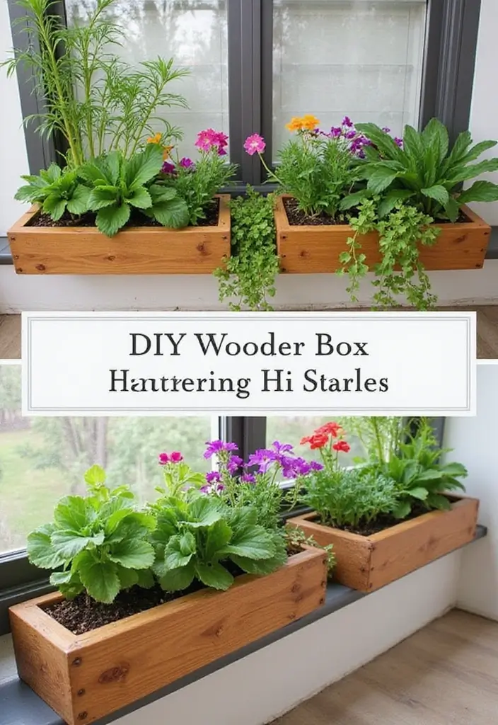 25 Easy DIY Home Decor Wood Project Ideas for Beginners - 4. DIY Wooden Planter Boxes