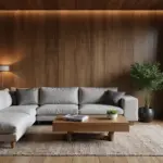 25 Living Room Decor Ideas Featuring Rich Dark Wood Finishes