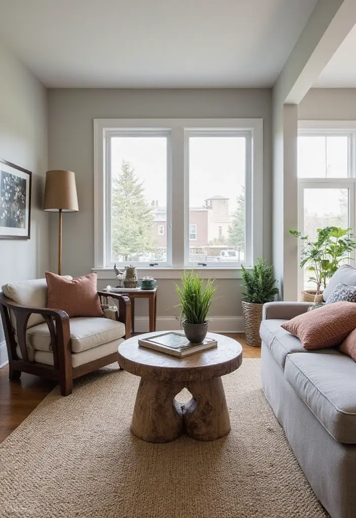 25 Living Room Decor Ideas Featuring Rich Dark Wood Finishes - 25. Dark Wood Accent Chairs