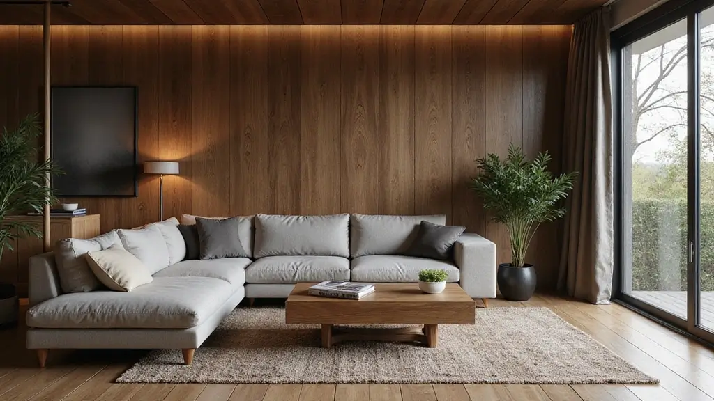 25 Living Room Decor Ideas Featuring Rich Dark Wood Finishes
