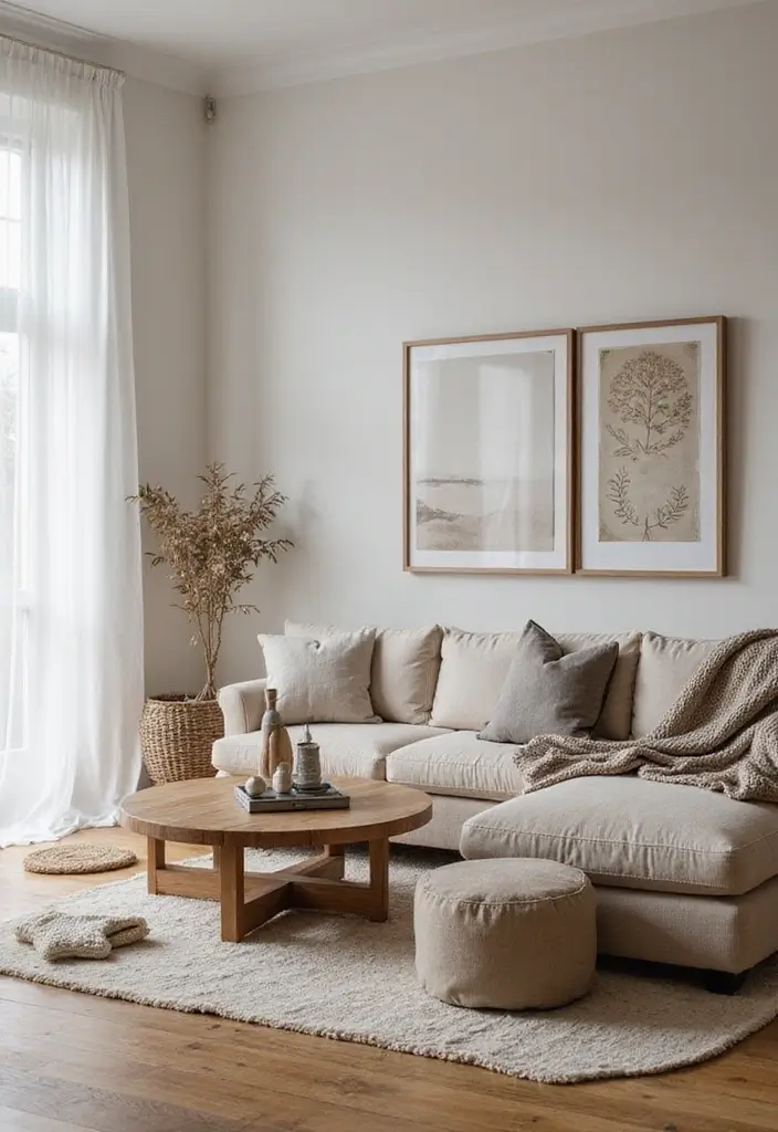 25 Living Room Decor Ideas with Natural Wood Floors 83 25 Living Room Decor Ideas with Natural Wood Floors - 25. Finish with Thoughtful Accessories
