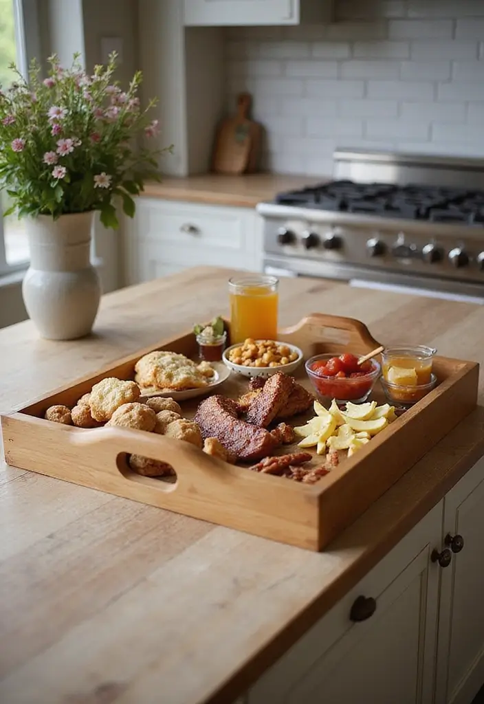25 Simple DIY Wood Projects for Chic and Affordable Home Decor - 10. Wooden Serving Tray