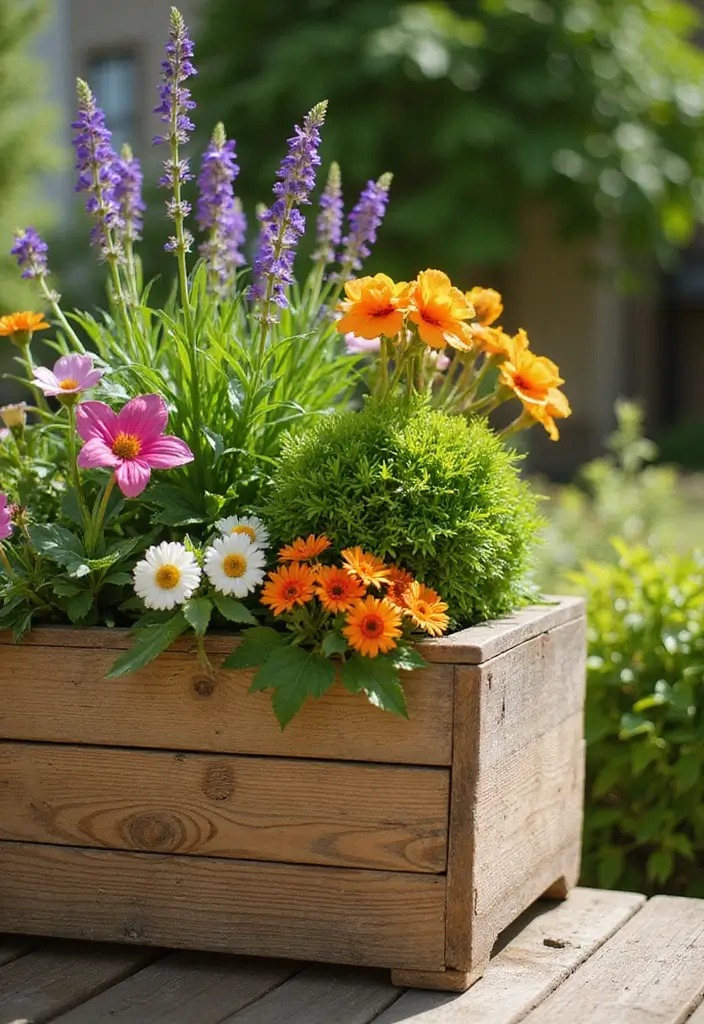 25 Simple DIY Wood Projects for Chic and Affordable Home Decor - 7. Wooden Planter Box