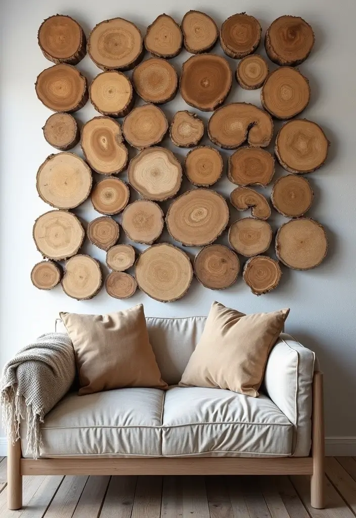 25 Small Scrap Wood Projects for Easy Home Decor Crafts 36 25 Small Scrap Wood Projects for Easy Home Decor Crafts - 12. Wood Slice Wall Art