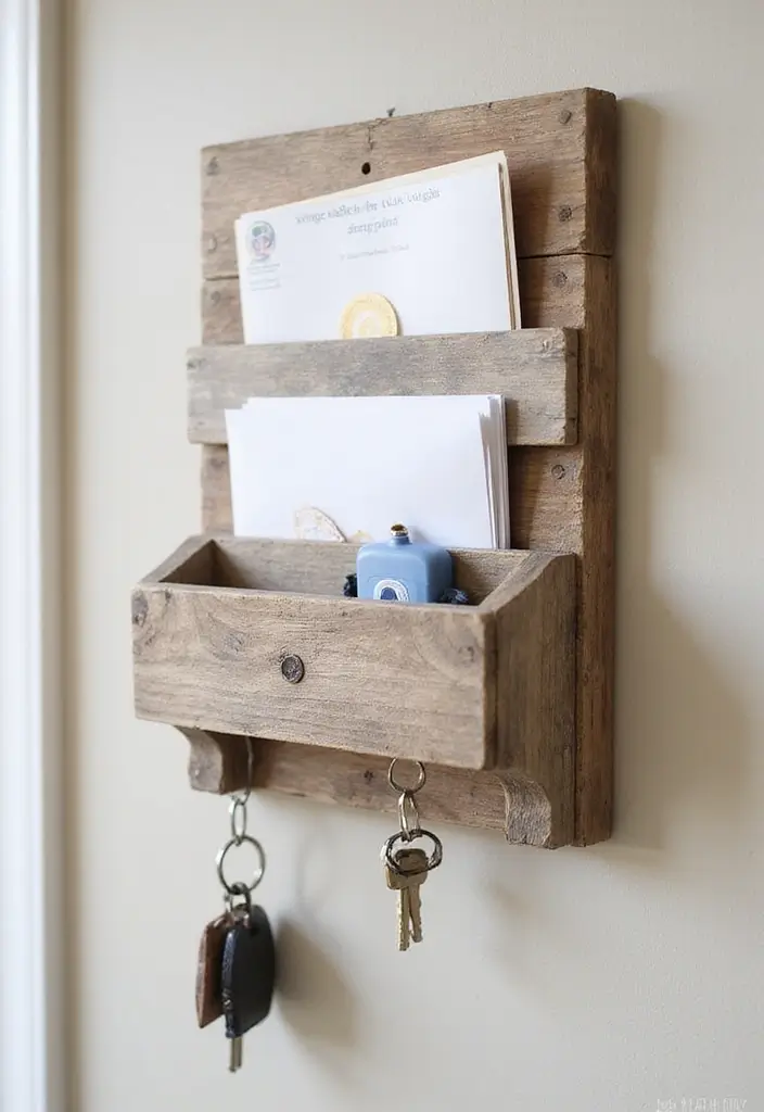 25 Small Scrap Wood Projects for Easy Home Decor Crafts 69 25 Small Scrap Wood Projects for Easy Home Decor Crafts - 21. Scrap Wood Wall Caddy