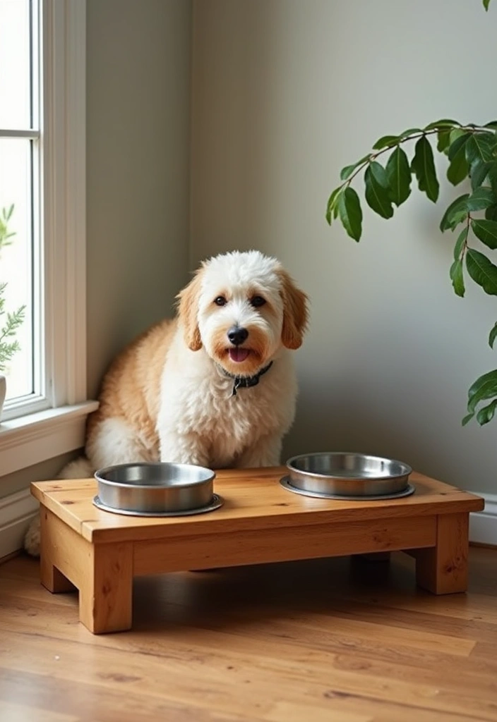 25 Small Scrap Wood Projects for Easy Home Decor Crafts 70 25 Small Scrap Wood Projects for Easy Home Decor Crafts - 22. Wooden Pet Feeding Station