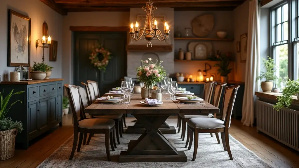 25 Traditional Dining Room Decor Ideas with Dark Wood Accents