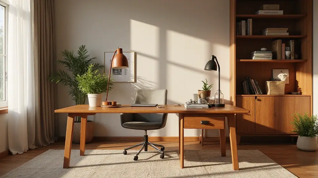 27 Cherry Wood Office Decor Ideas for Warm Workspaces