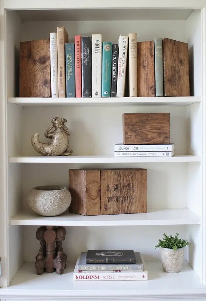 27 DIY Wood Block Craft Ideas for Rustic Home Decor 31 27 DIY Wood Block Craft Ideas for Rustic Home Decor - 11. Wood Block Bookends