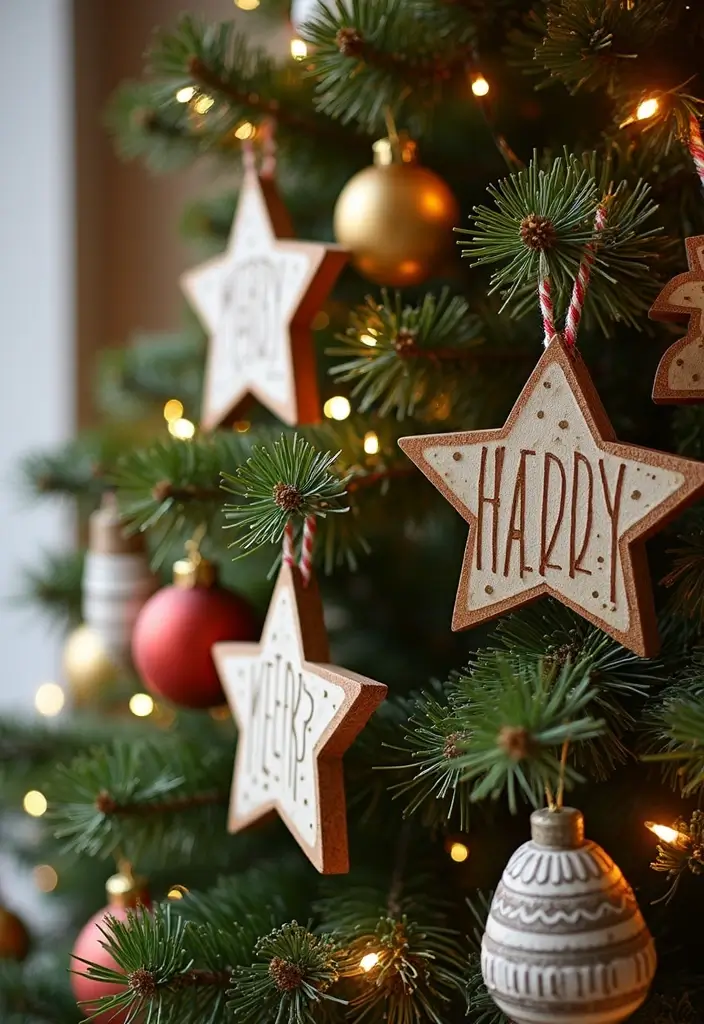 27 DIY Wood Block Craft Ideas for Rustic Home Decor 58 27 DIY Wood Block Craft Ideas for Rustic Home Decor - 26. Wood Block Christmas Ornaments
