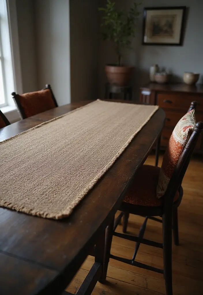 27 Dark Wood Desk Decor Ideas for a Stylish Home Office 34 27 Dark Wood Desk Decor Ideas for a Stylish Home Office - 12. Layered Textures with Fabrics