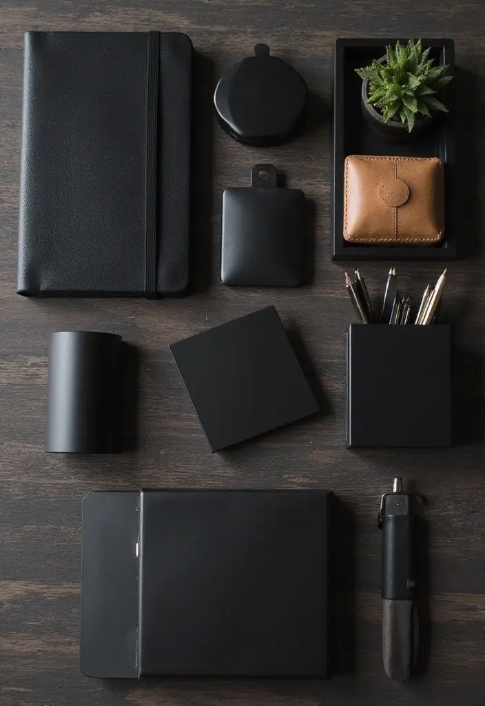 27 Dark Wood Desk Decor Ideas for a Stylish Home Office 72 27 Dark Wood Desk Decor Ideas for a Stylish Home Office - 24. Dark Wood Accessories for Task Management