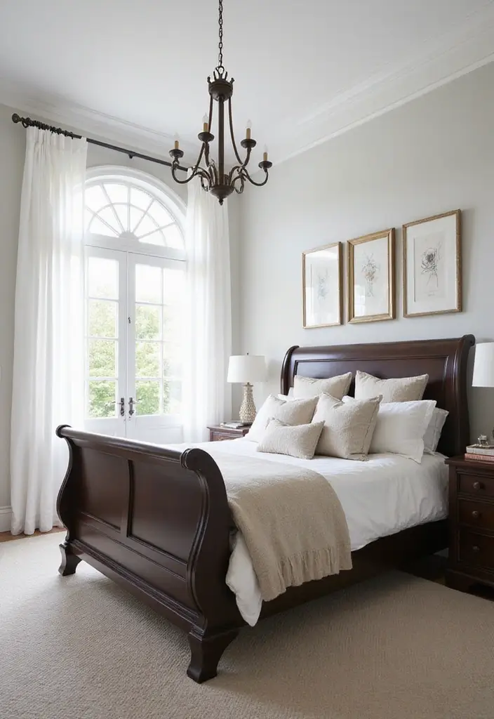 27 Dark Wood and White Decor Ideas for Bright Balanced Interiors - 26. Choose Practical Paint Colors