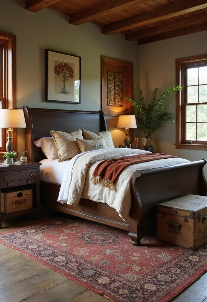 27 Dark Wood and White Decor Ideas for Bright Balanced Interiors - 6. Integrate Rustic Decor