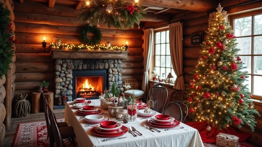 27 Red White and Wood Christmas Decor Ideas for Holiday Warmth