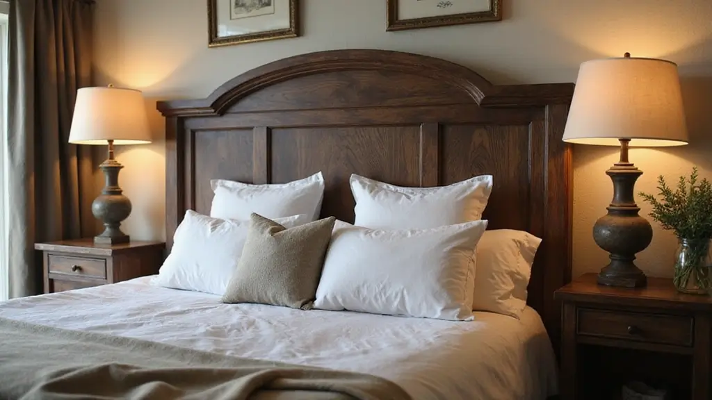 28 Dark Wood Headboard Bedroom Decor Ideas for a Luxurious Touch