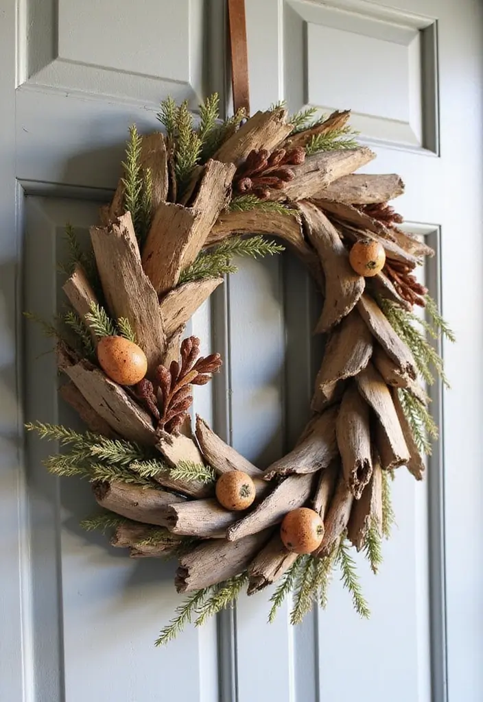 28 Scrap Wood Art Projects for DIY Rustic Wall Decor 36 28 Scrap Wood Art Projects for DIY Rustic Wall Decor - 10. Reclaimed Wood Wreath