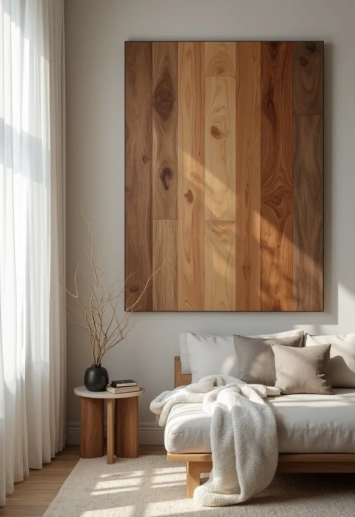 28 Scrap Wood Art Projects for DIY Rustic Wall Decor 38 28 Scrap Wood Art Projects for DIY Rustic Wall Decor - 12. Wood Panel Art