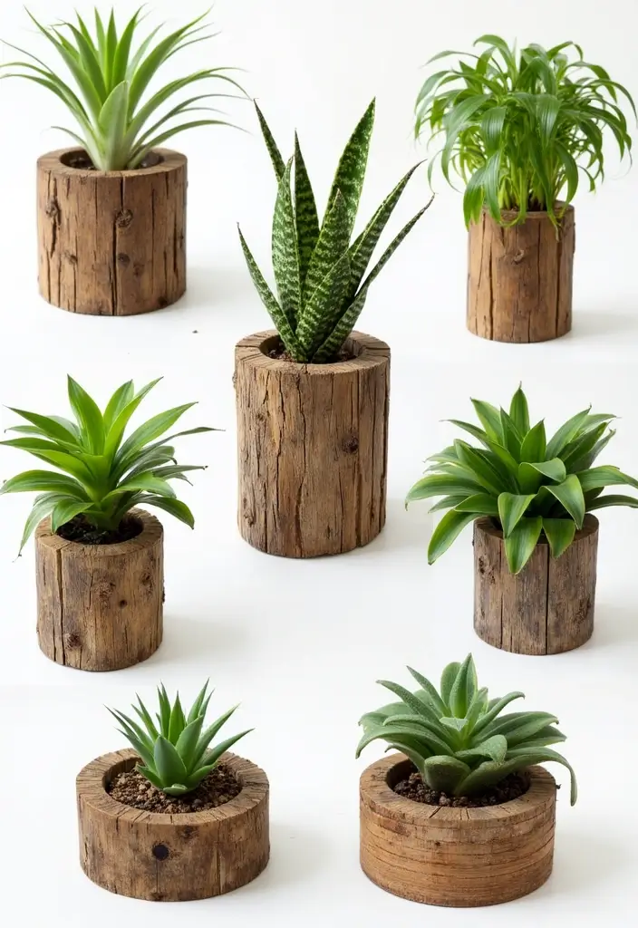 28 Scrap Wood Art Projects for DIY Rustic Wall Decor 41 28 Scrap Wood Art Projects for DIY Rustic Wall Decor - 13. Scrap Wood Plant Holders