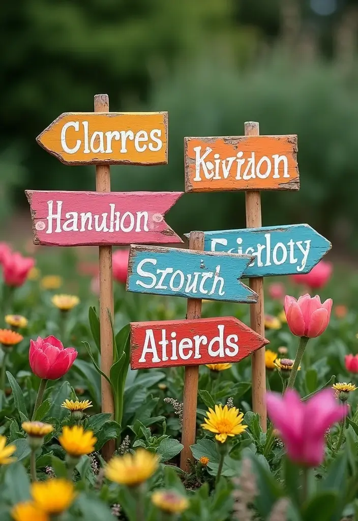 28 Scrap Wood Art Projects for DIY Rustic Wall Decor 45 28 Scrap Wood Art Projects for DIY Rustic Wall Decor - 17. Scrap Wood Signs for the Garden