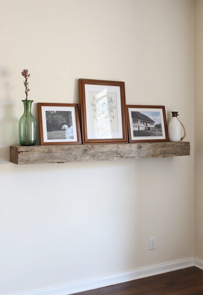28 Scrap Wood Art Projects for DIY Rustic Wall Decor 70 28 Scrap Wood Art Projects for DIY Rustic Wall Decor - 24. Scrap Wood Picture Ledge