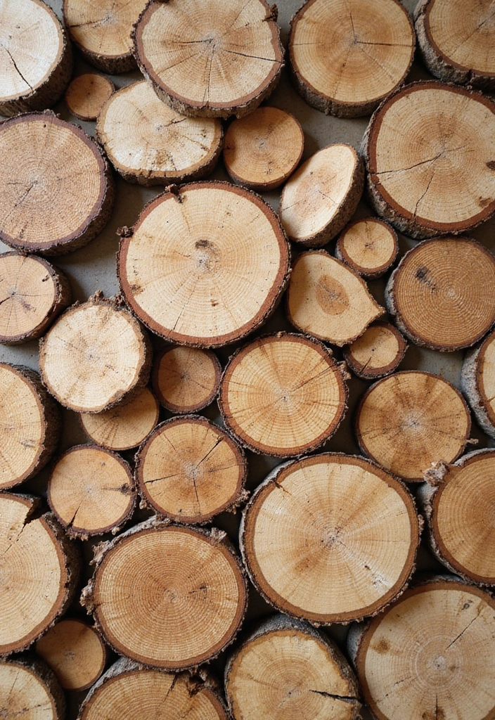 28 Scrap Wood Art Projects for DIY Rustic Wall Decor 35 28 Scrap Wood Art Projects for DIY Rustic Wall Decor - 9. Wood Slice Art