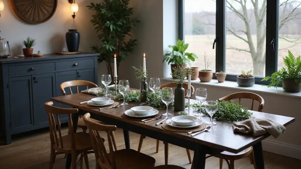 30 Black Wood Dining Table Decor Ideas for Elegant Dining Rooms