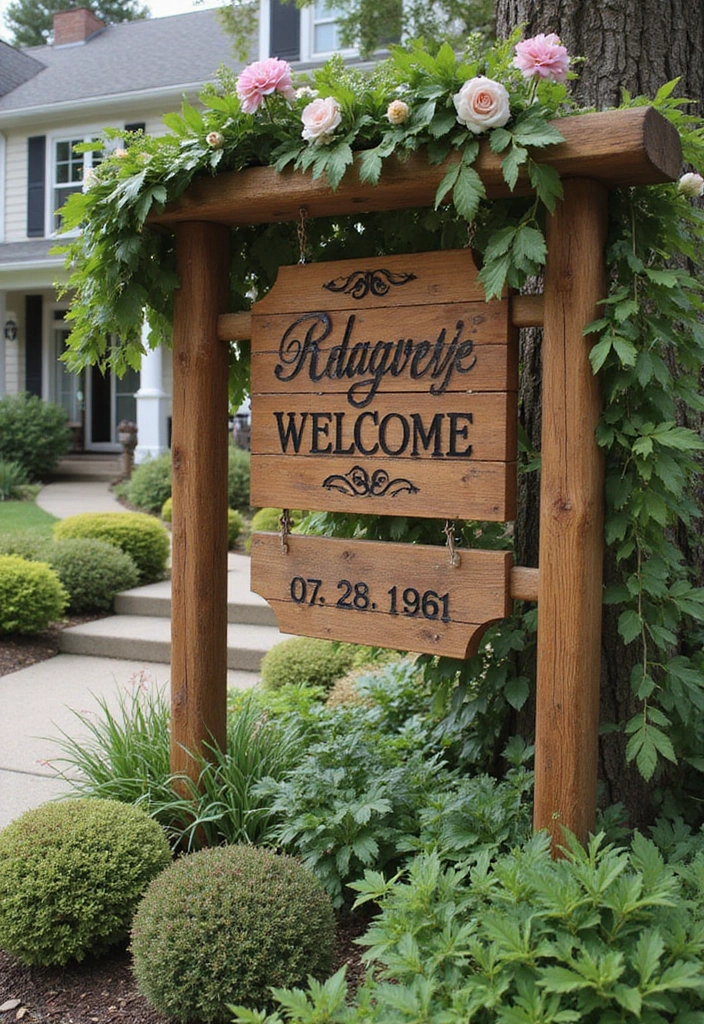 30 DIY Family Wood Sign Ideas for Personalized Wall Decor - 2. Welcome to Our Home Sign