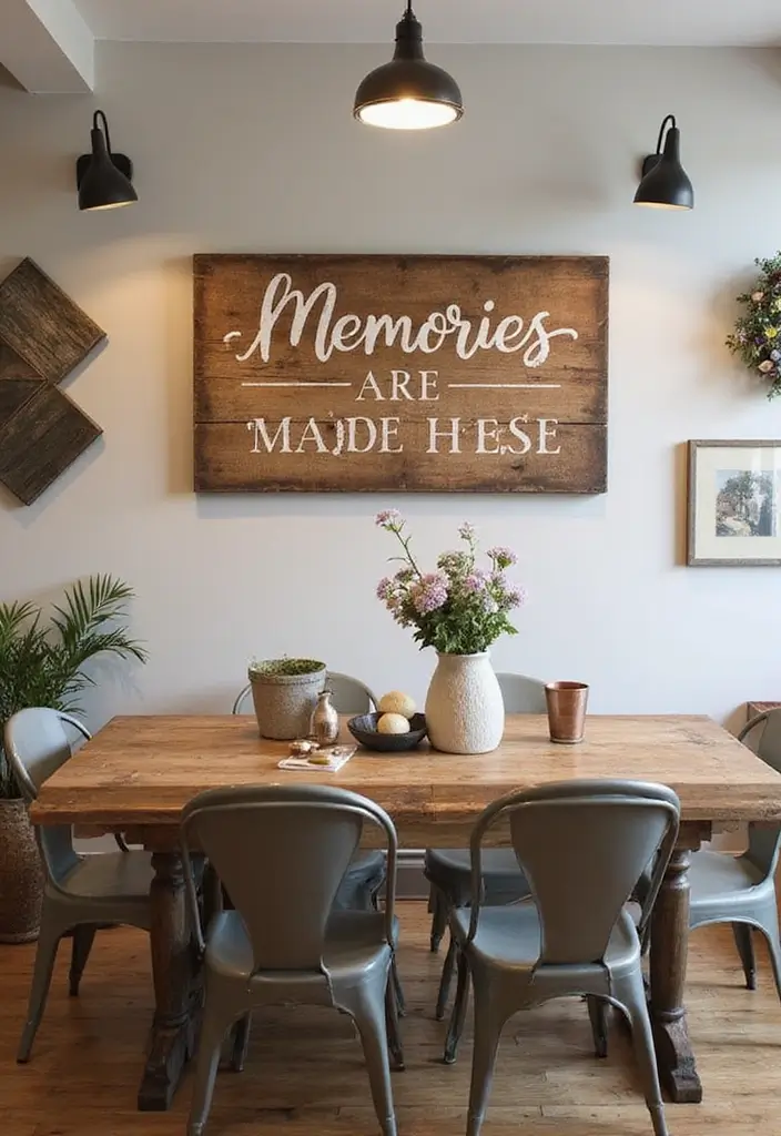 30 DIY Family Wood Sign Ideas for Personalized Wall Decor - 27. Memories are Made Here Sign