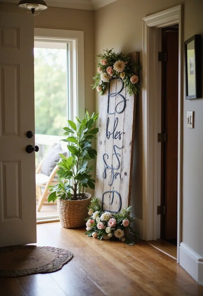 30 DIY Family Wood Sign Ideas for Personalized Wall Decor - 9. Blessed Sign