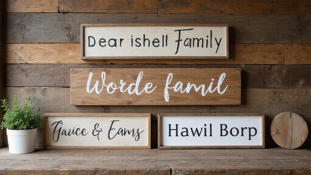 30 DIY Family Wood Sign Ideas for Personalized Wall Decor